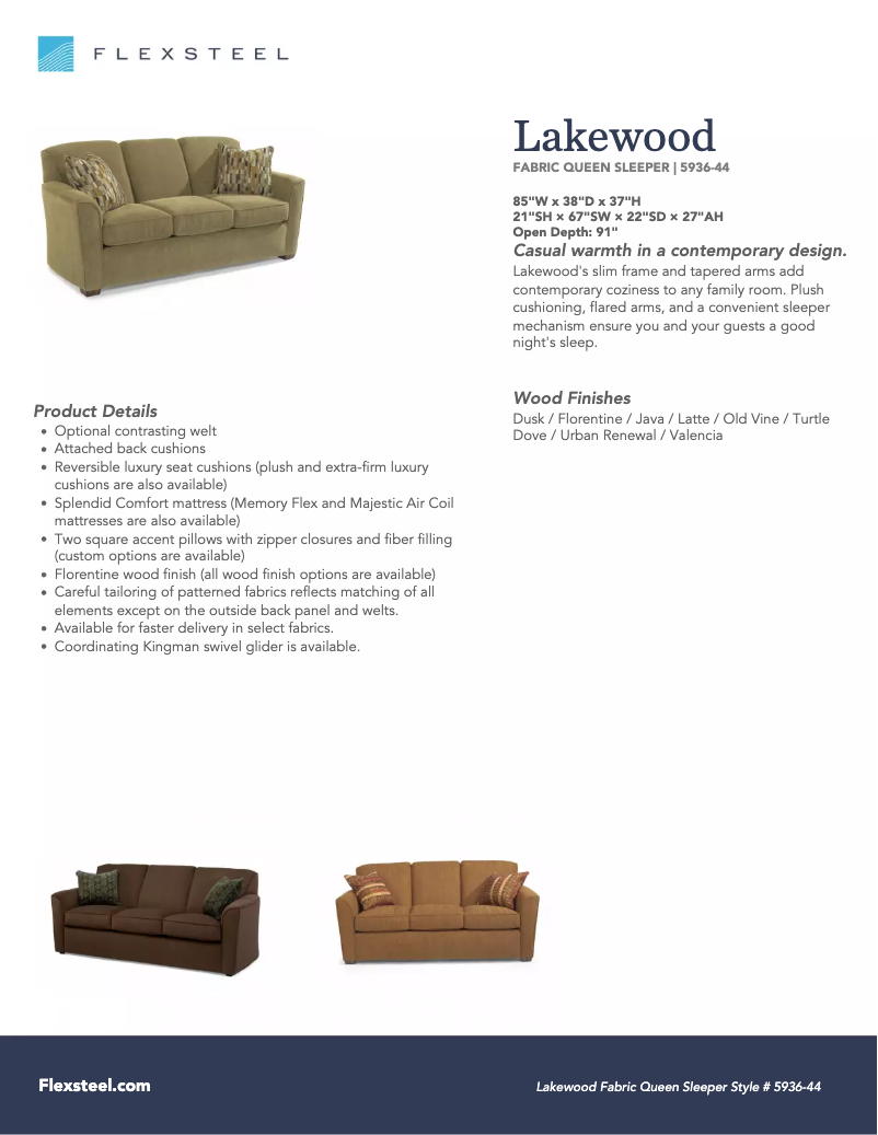 Image de la première page du manuel de l'appareil Lakewood 5936-44