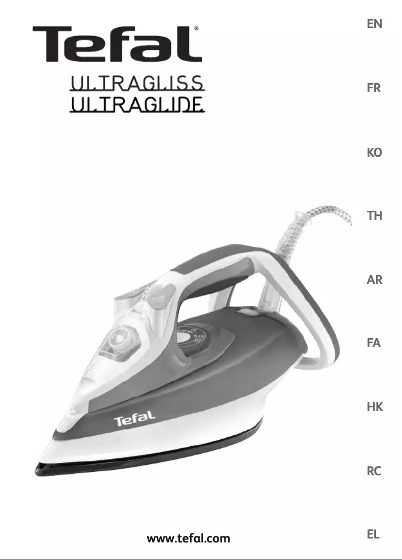 Page n°1 - Manuel utilisateur Tefal Ultragliss FV4770