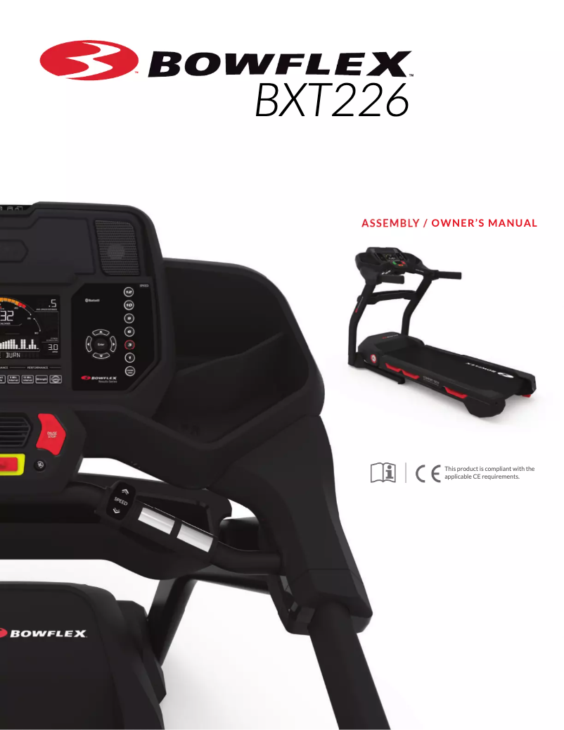 Page 1 de la notice Mode d'emploi Bowflex BXT226