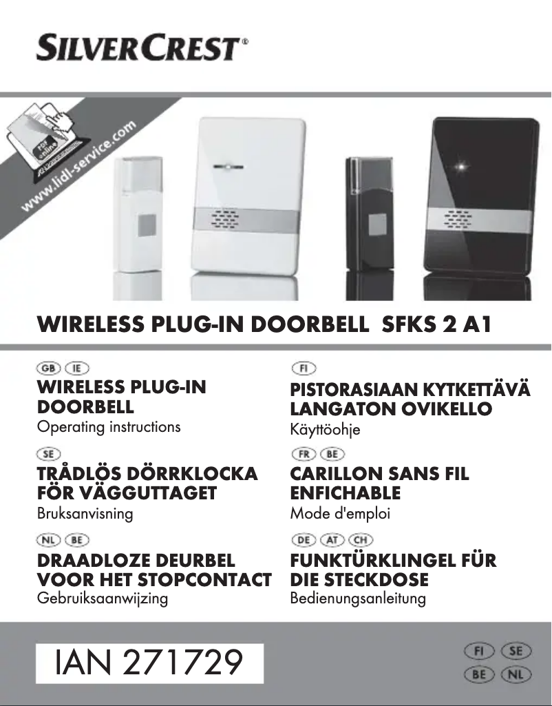 Página 1 del manual Manual de usuario SilverCrest SFKS 2 A1