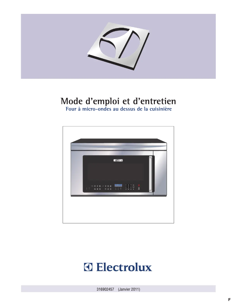 Page n°1 - Manuel utilisateur Electrolux EI30BM55HB
