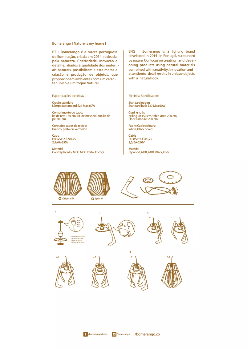 Page n°1 - Manuel utilisateur Bomerango Spin