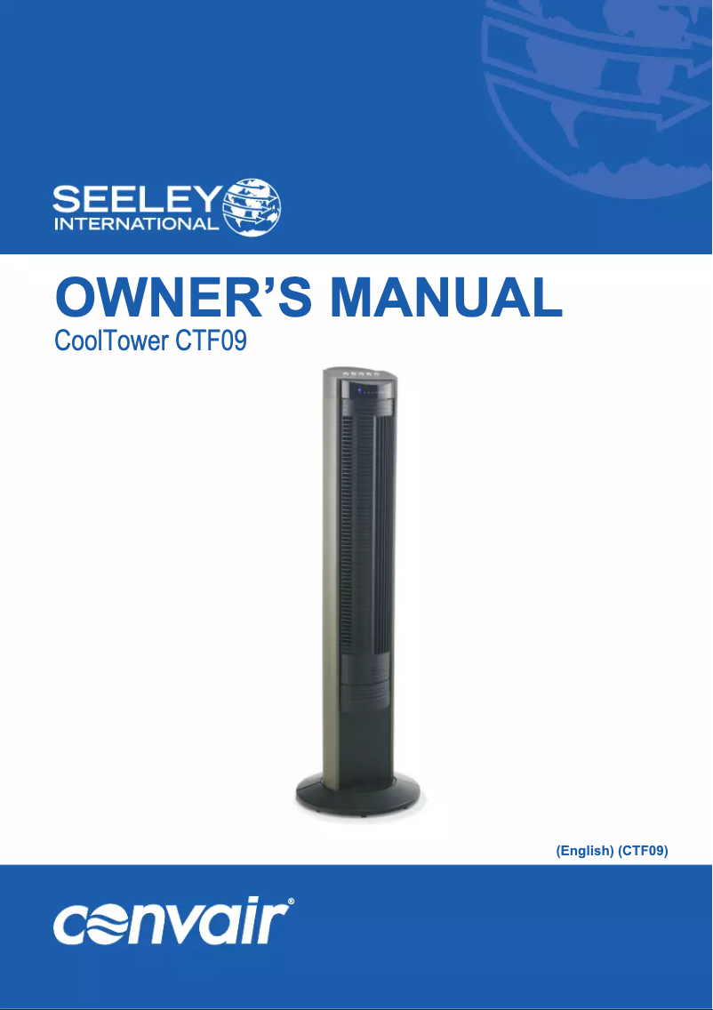 Page n°1 - Manuel utilisateur Convair CTF09