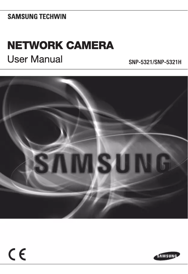 Page n°1 - Manuel utilisateur Wisenet SNP-5321H