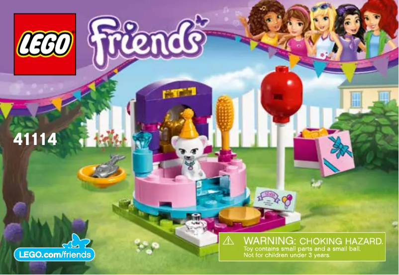 Page 1 de la notice Manuel utilisateur Lego Friends 41114