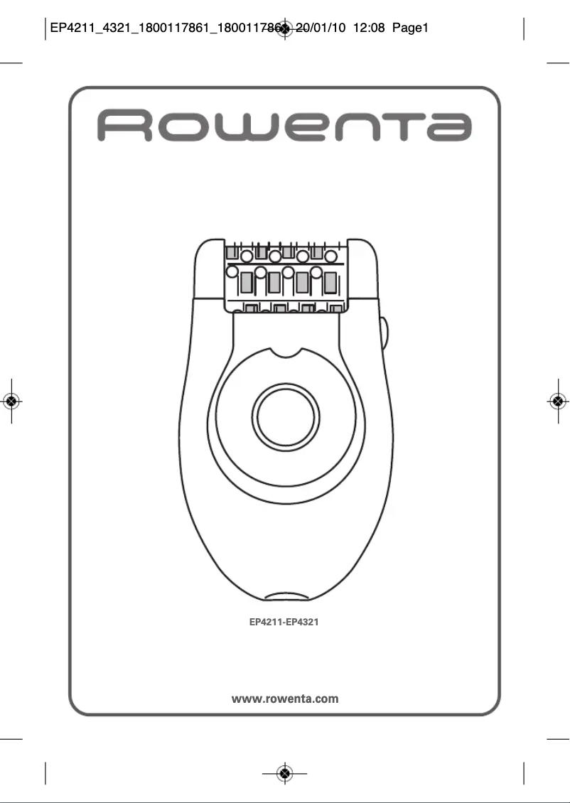 Página 1 del manual Manual de usuario Rowenta EP4211