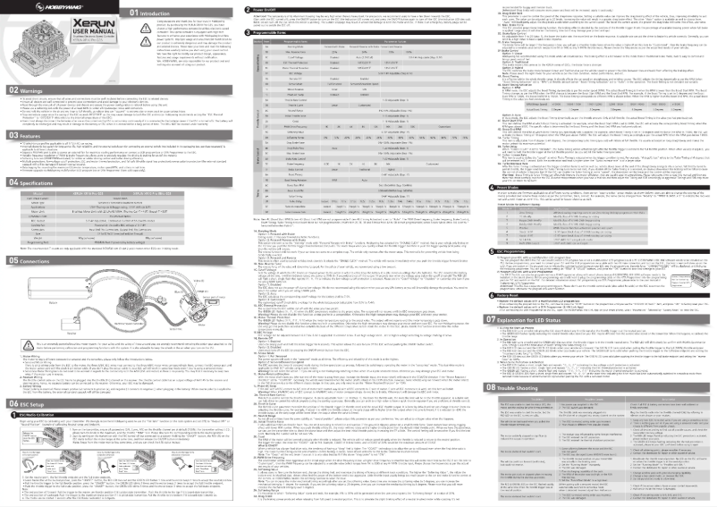 Image de la première page du manuel de l'appareil XeRun XR10 Pro G2S