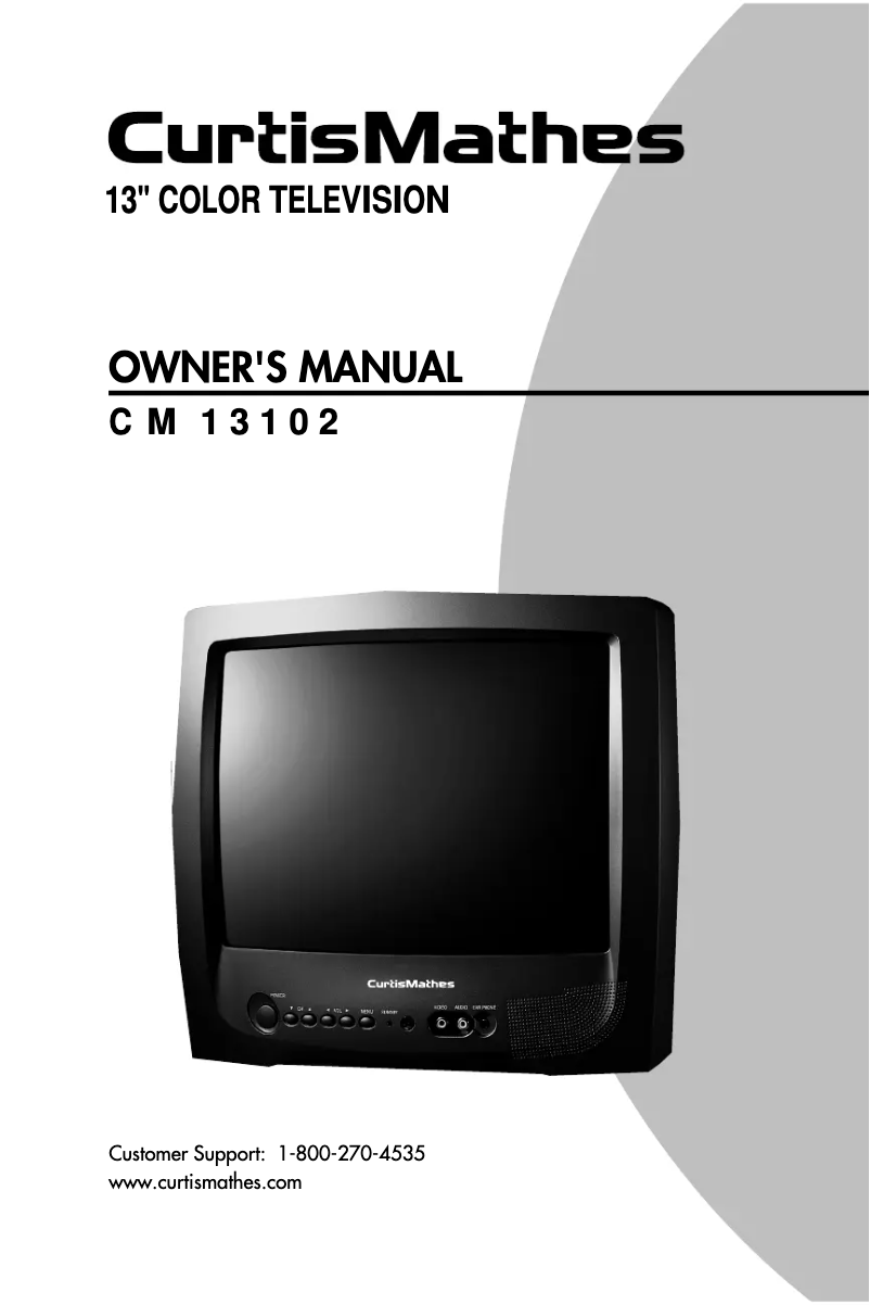 Page n°1 - Manuel utilisateur Daewoo CM13102