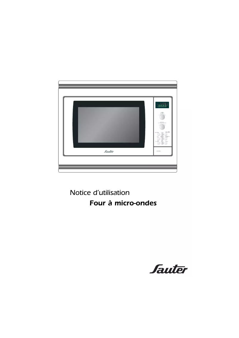 Page 1 de la notice Manuel utilisateur Sauter SME1220X