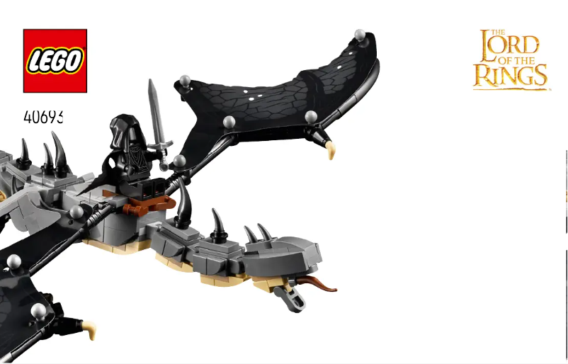 Page 1 de la notice Manuel utilisateur Lego Icons 40693