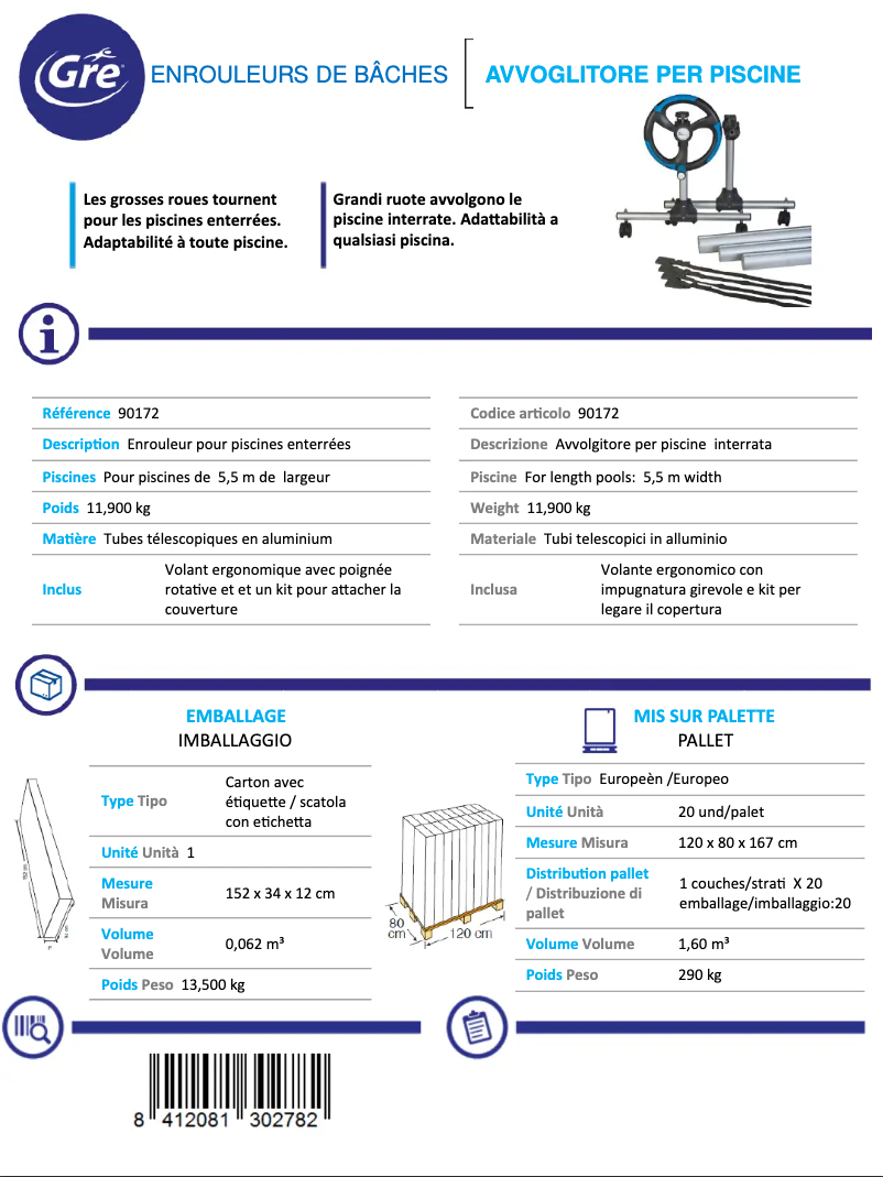 First page image of the manual for 90172