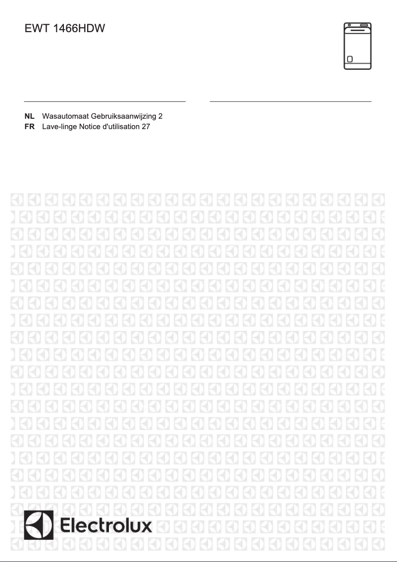 Page n°1 - Manuel utilisateur Electrolux EWT1466HDW
