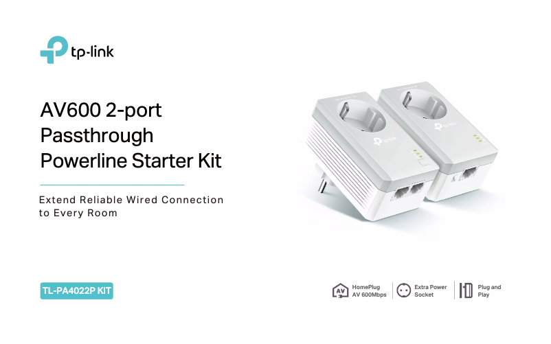 Page n°1 - Fiche technique TP-Link TL-PA4022P