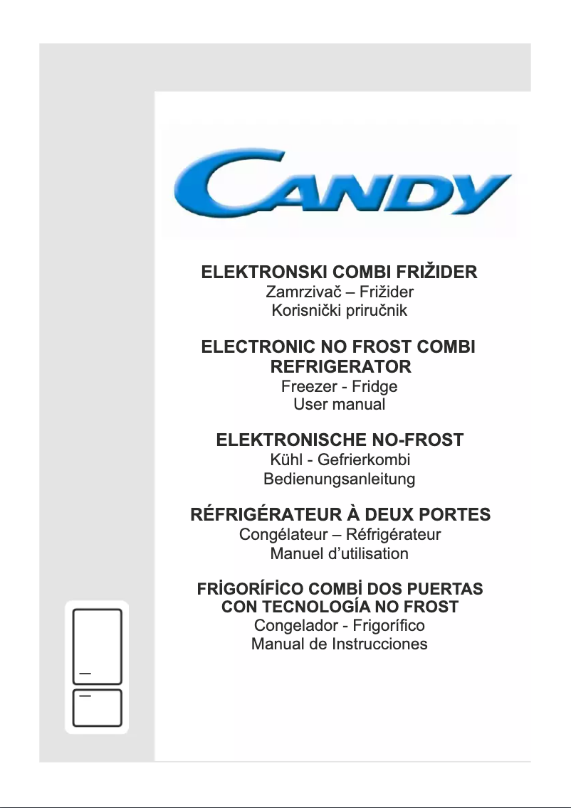 Page n°1 - Manuel utilisateur Candy CVBNM 6182WP