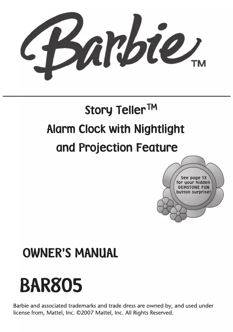 Página 1 del manual Manual de usuario Emerson BAR805