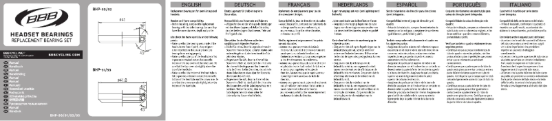 Página 1 del manual Manual de usuario BBB BHP-90