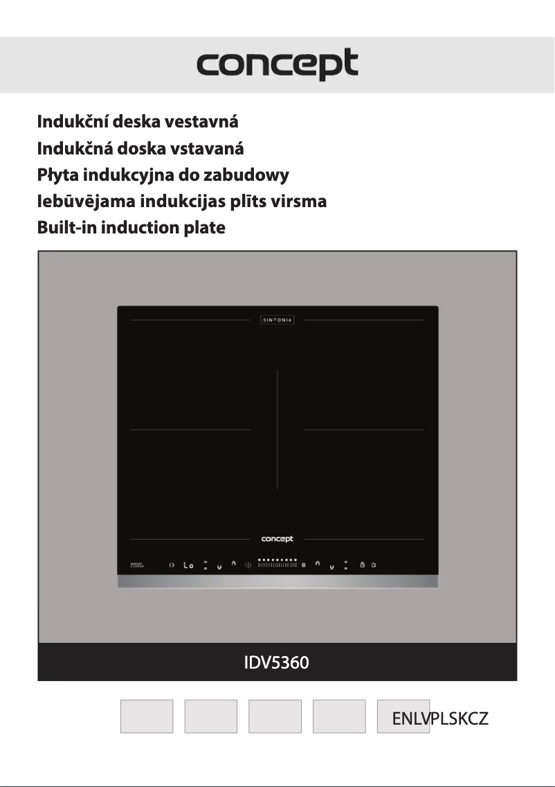 Page n°1 - Manuel utilisateur Concept IDV5360