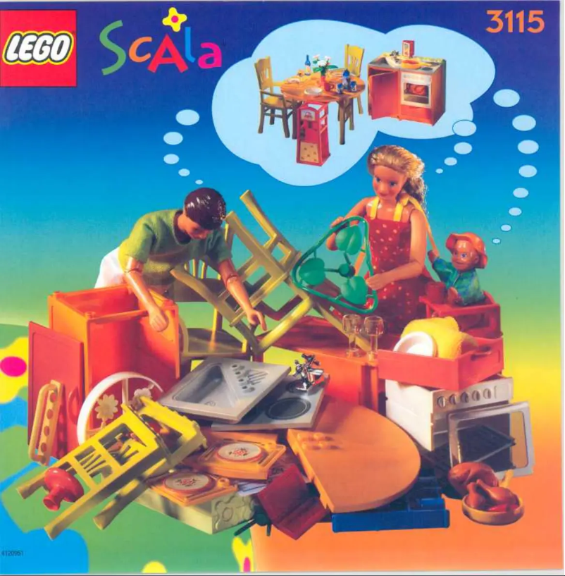 Page n°1 - Manuel utilisateur Lego Scala 3115