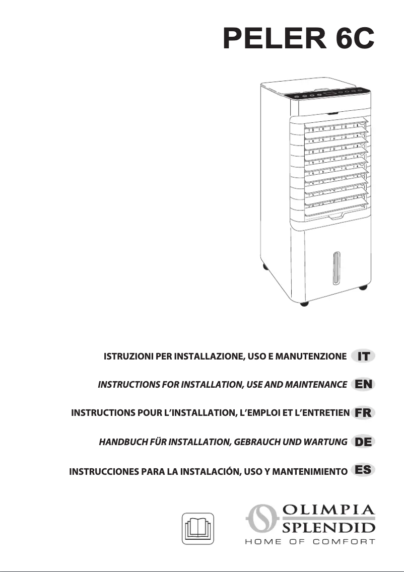 Page 1 de la notice Manuel utilisateur Olimpia Splendid Peler 6C