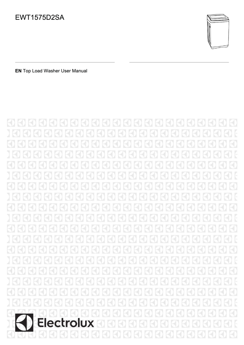 Page n°1 - Manuel utilisateur Electrolux EWT1575D2SA