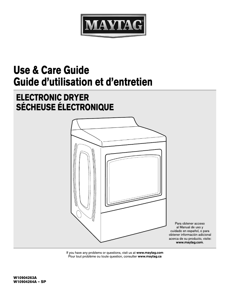 Image de la première page du manuel de l'appareil MGDB765FC