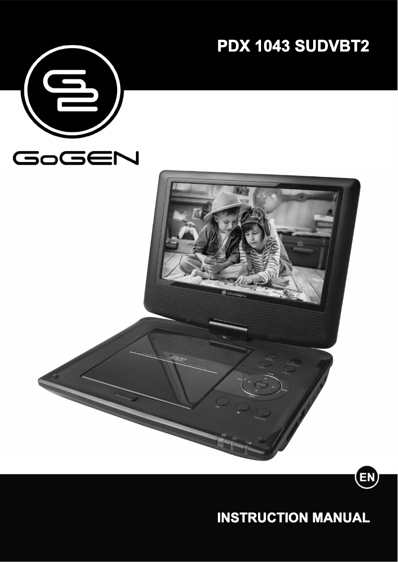 Image de la première page du manuel de l'appareil PDX 1043 SU DVB-T2