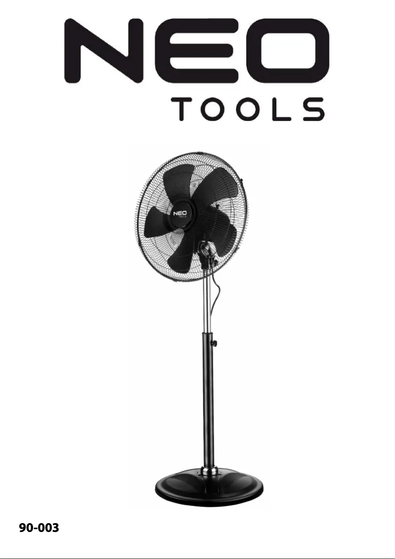 Page 1 de la notice Manuel utilisateur Neo 90-003