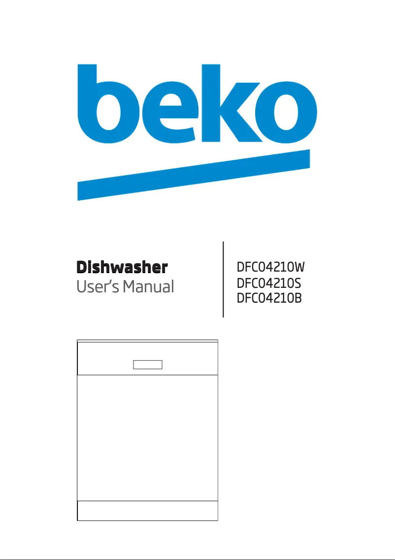 Page n°1 - Manuel utilisateur Beko DFC04210B