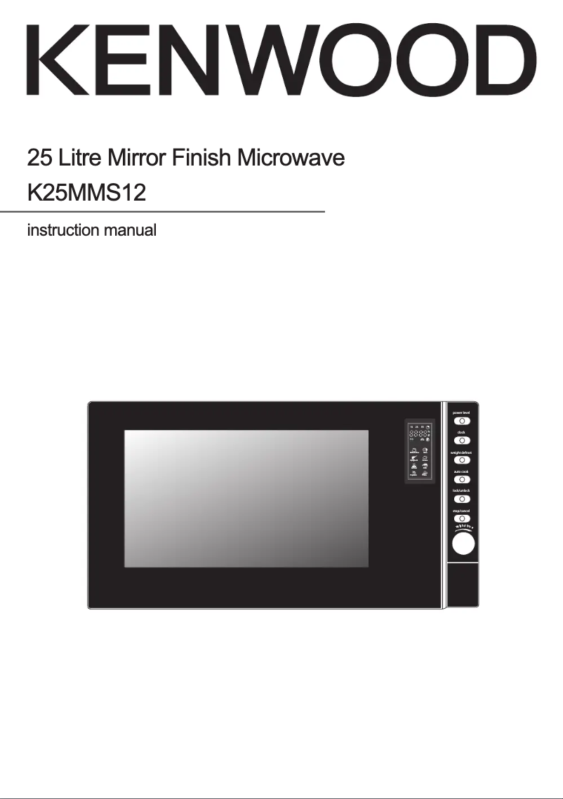 Page 1 de la notice Manuel utilisateur Kenwood K25MMS12