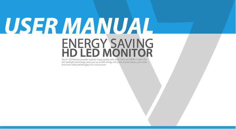 Image de la première page du manuel de l'appareil L21500WDS-9K