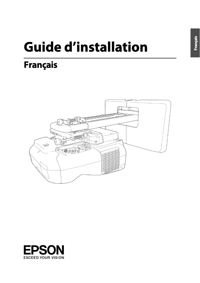 Page 1 de la notice Manuel utilisateur Epson PowerLite 475W