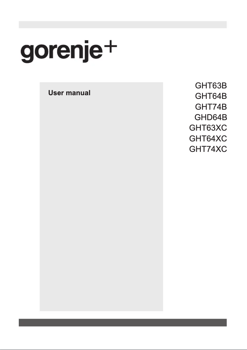 Image de la première page du manuel de l'appareil GHT63XC