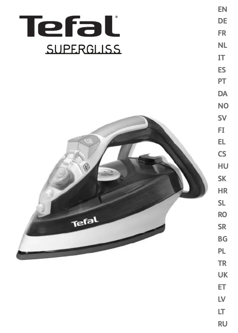 Página 1 del manual Manual de usuario Tefal FV3826