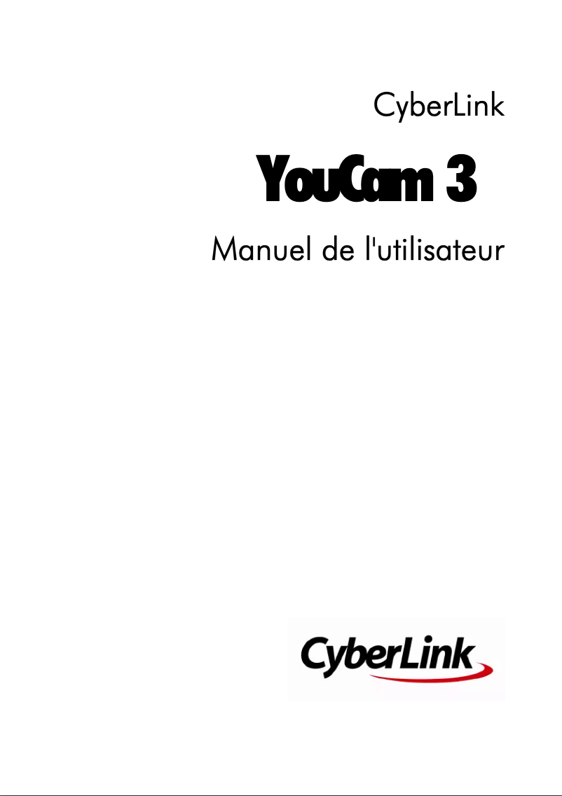 Image de la première page du manuel de l'appareil YouCam 3