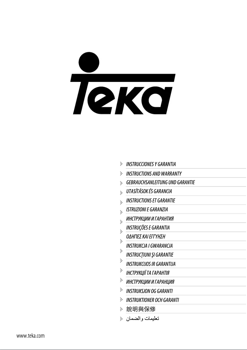 Page 1 de la notice Mode d'emploi Teka Formentera