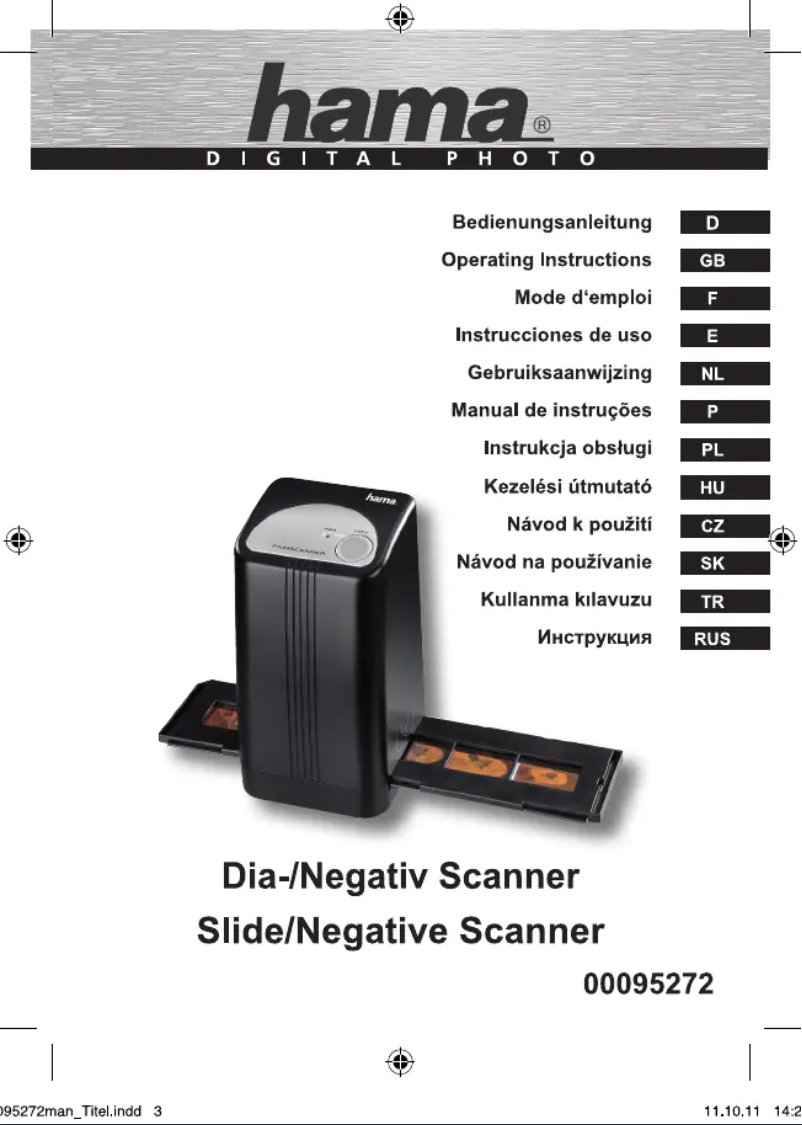 Page 1 de la notice Manuel utilisateur Hama DS-500