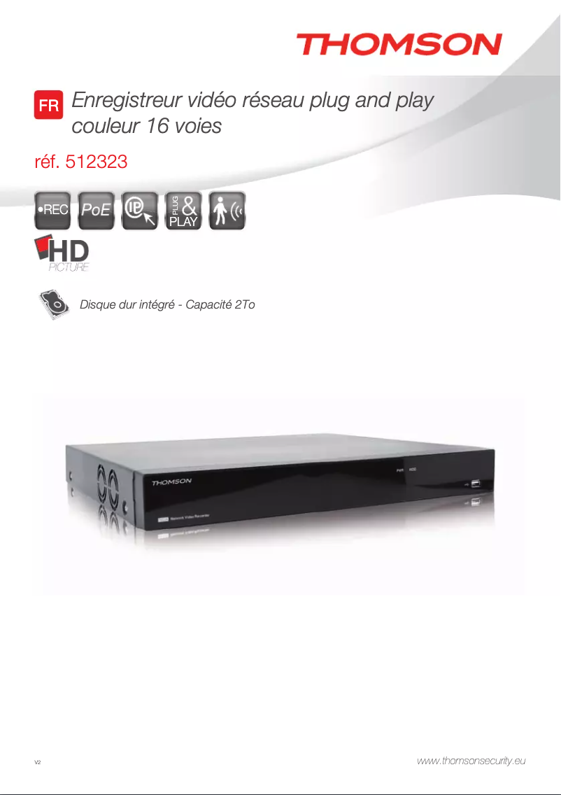 Página 1 del manual Manual de usuario Thomson 512322