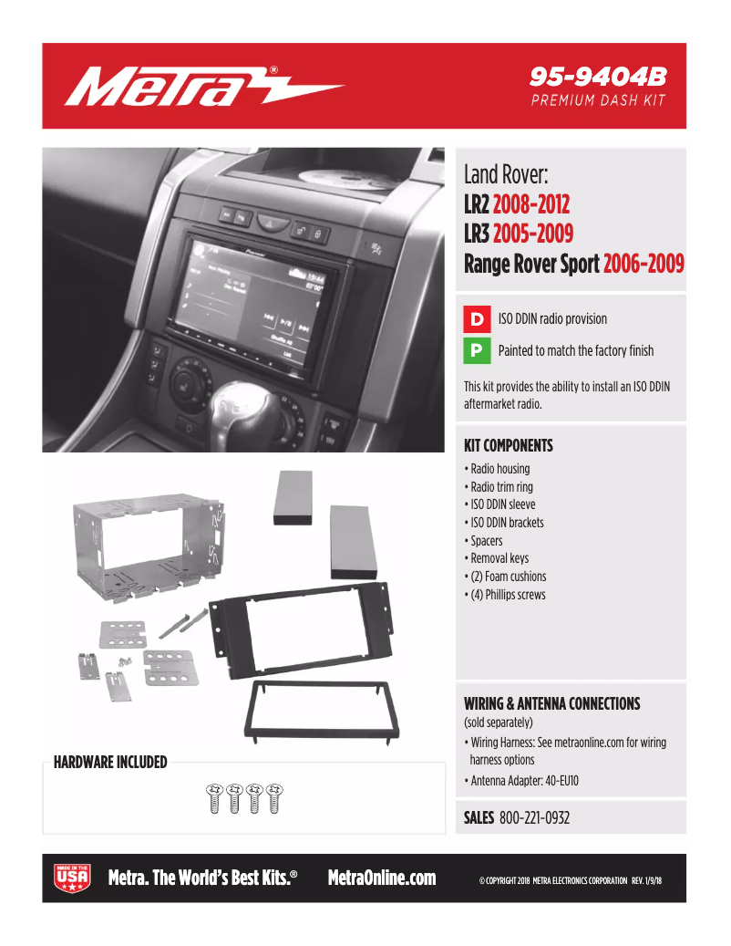 Image de la première page du manuel de l'appareil 95-9404B