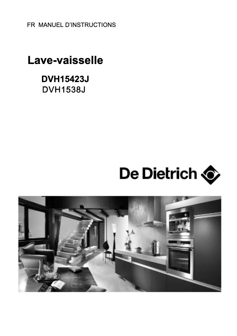 Page n°1 - Manuel utilisateur De Dietrich DVH15423J