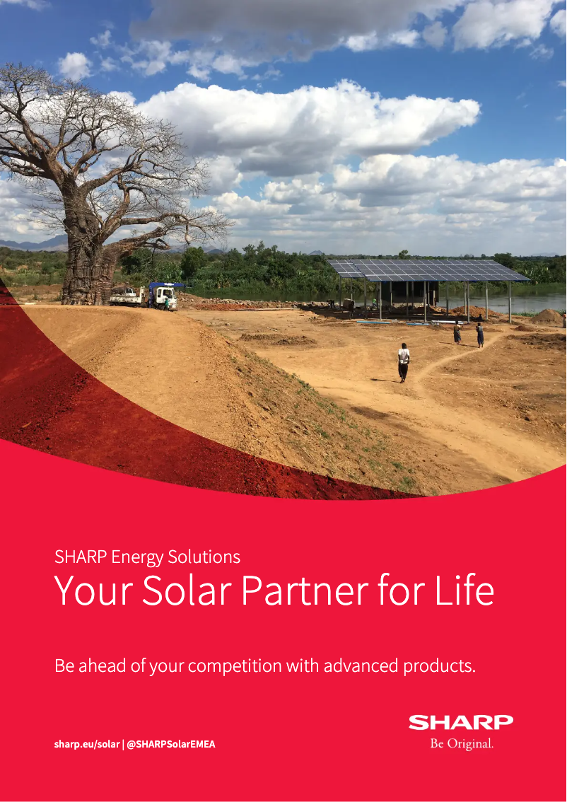 Page 1 of the manual Brochure Sharp NUJD450