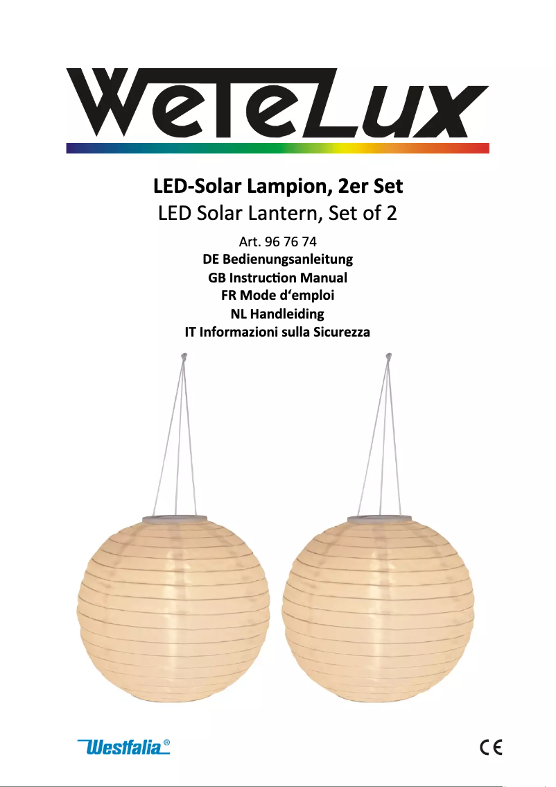 Image de la première page du manuel de l'appareil 967674