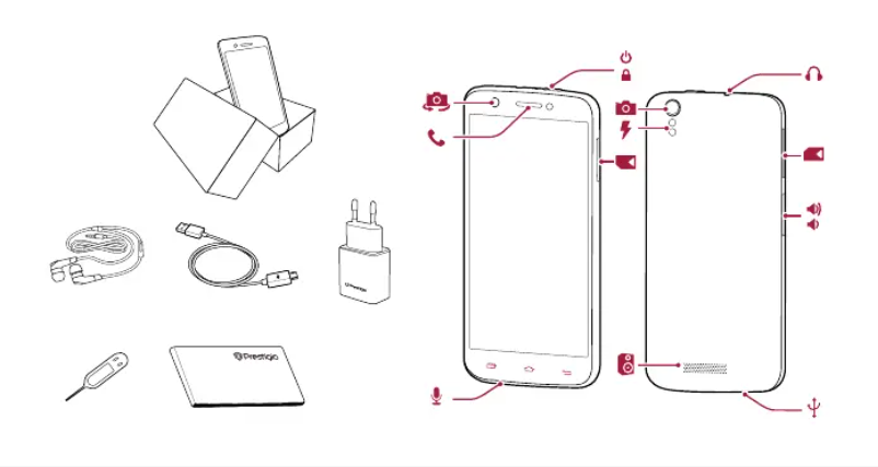 Page n°1 - Guide de démarrage rapide Prestigio MultiPhone 5508 DUO