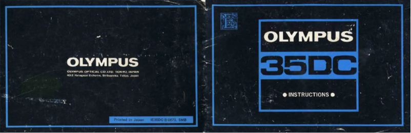 Page 1 de la notice Manuel utilisateur Olympus 35DC