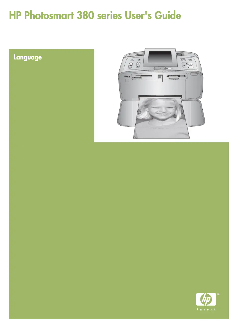 Page 1 de la notice Manuel utilisateur HP Photosmart 385