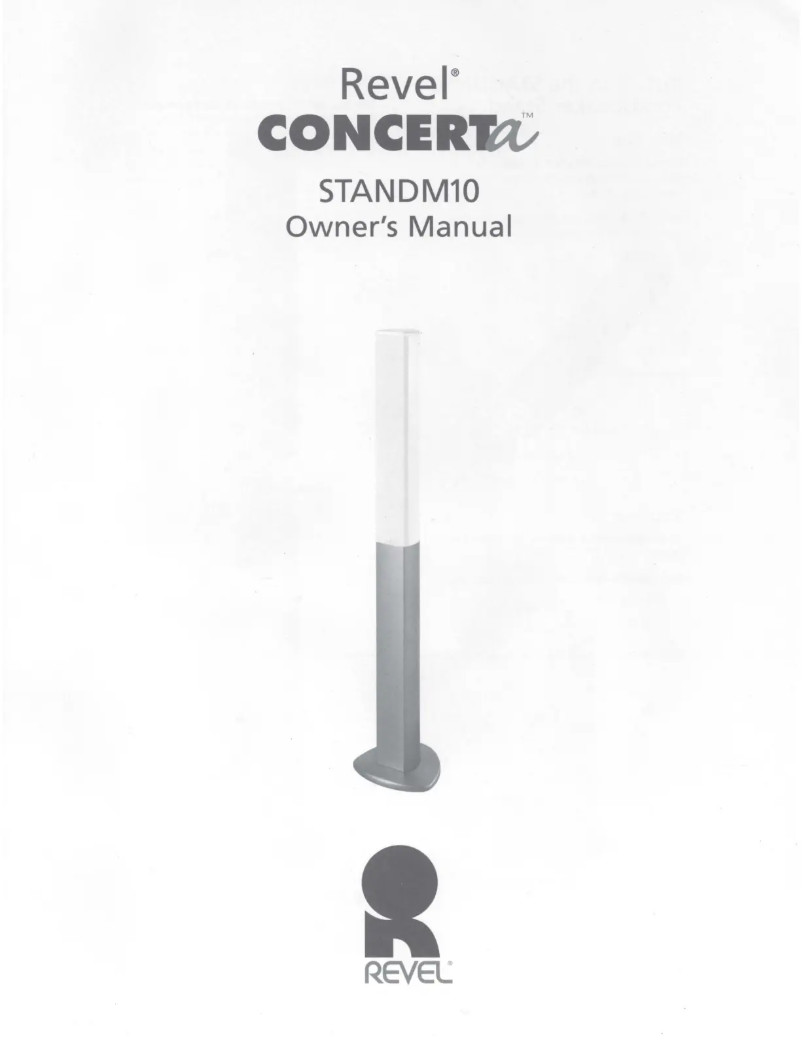 Image de la première page du manuel de l'appareil Concerta STANDM10
