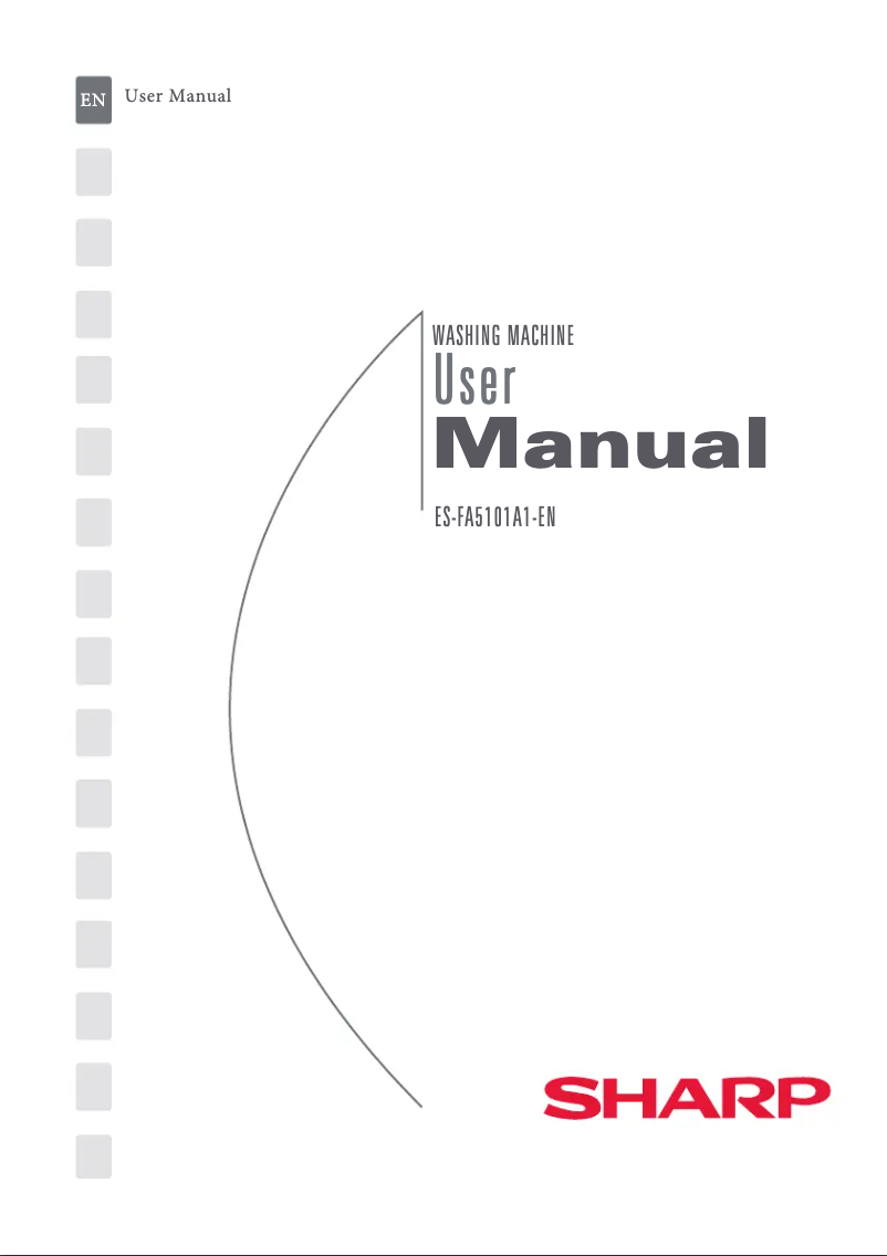 Image de la première page du manuel de l'appareil ES-FA5101W1