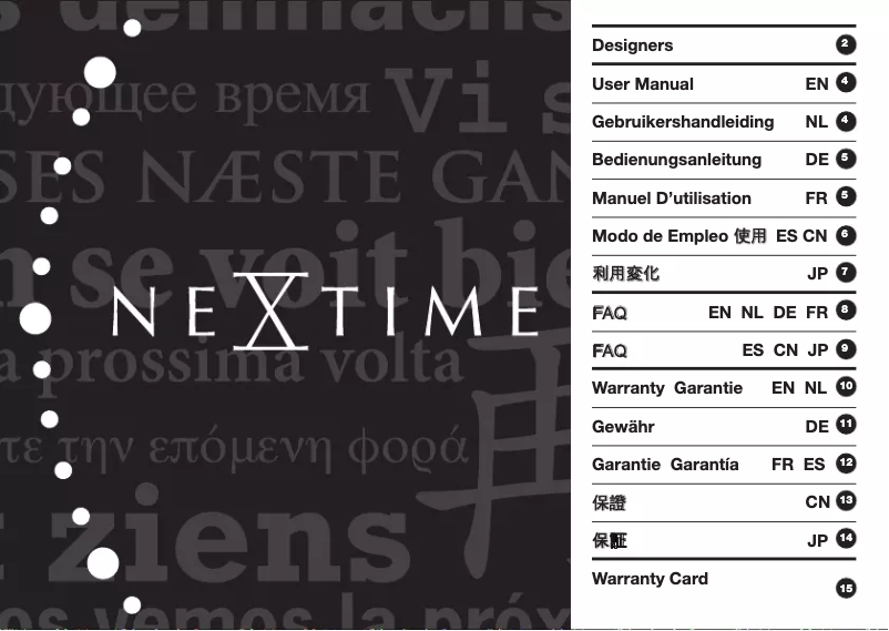 Página 1 del manual Manual de usuario NeXtime 5197ZW