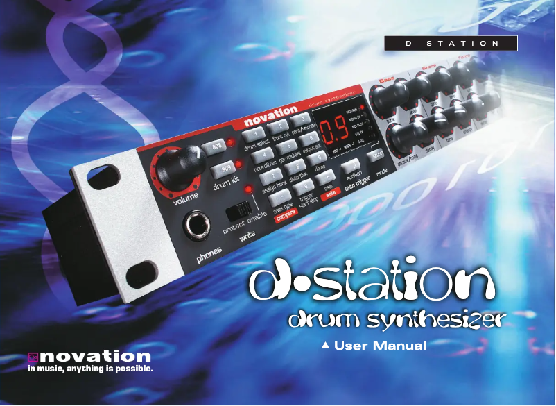 Page 1 de la notice Manuel utilisateur Novation D-Station