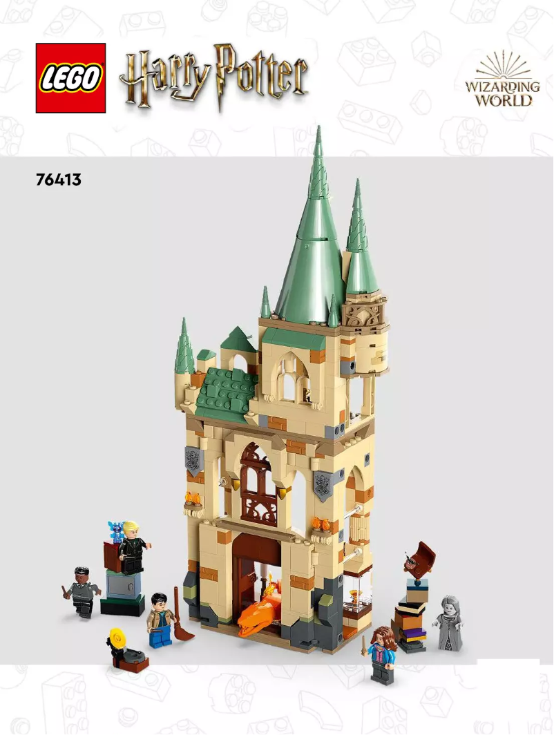 Image de la première page du manuel de l'appareil Harry Potter 76413