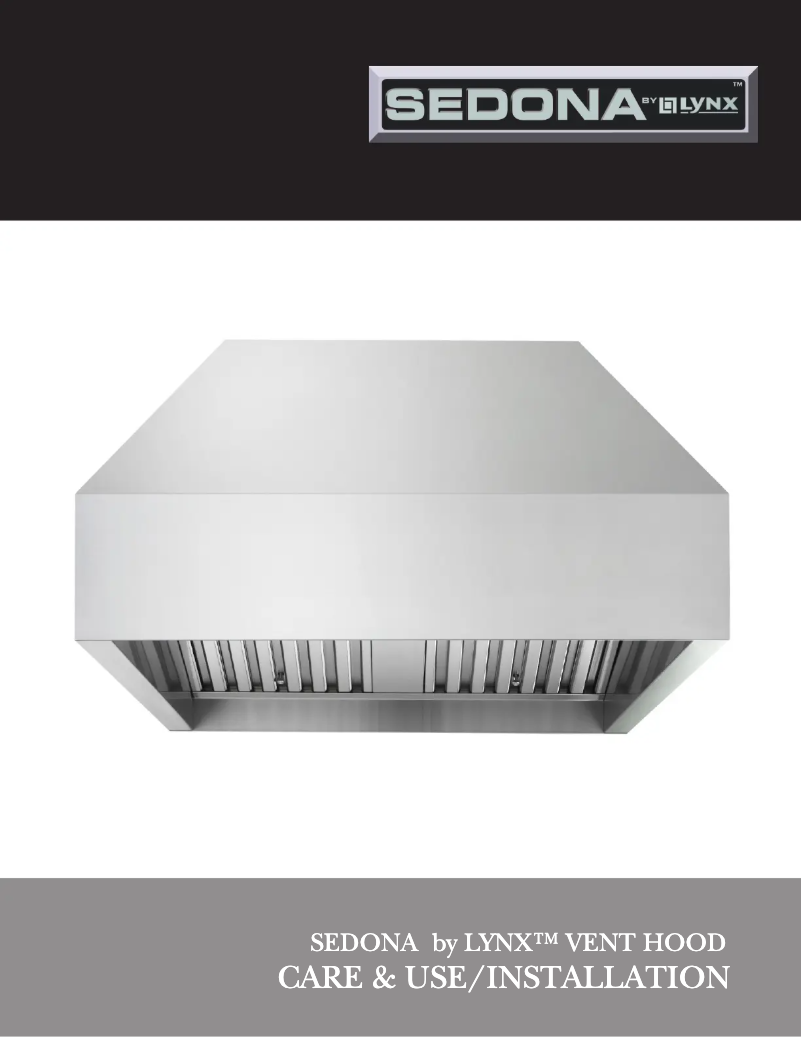 Page 1 de la notice Manuel utilisateur Sedona SVH48